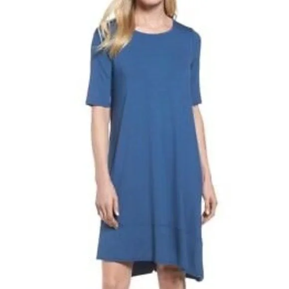 Eileen Fisher | Dresses | Jersey Asymmetrical Aline Round Neck Dress | Poshmark Eileen Fisher | Dresses | Jersey Asymmetrical Aline Round Neck Dress | Poshmark